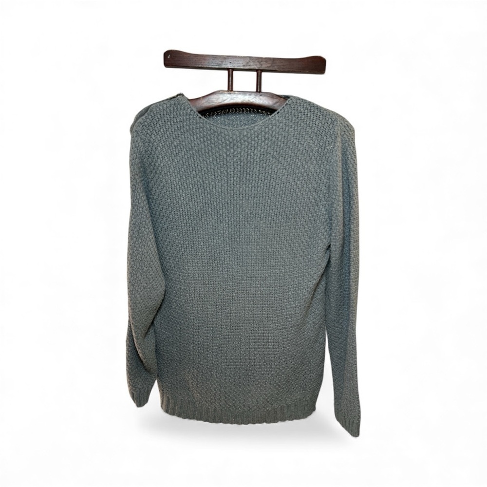 Zara Men's Gray zip pullover Sweater